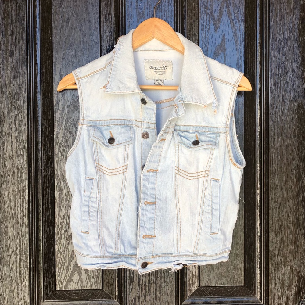 American Rag Light Denim Vest